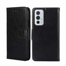 For OnePlus 9RT 5G Crystal Texture Leather Phone Case(Black) - 1