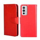 For OnePlus 9RT 5G Crystal Texture Leather Phone Case(Red) - 1