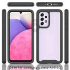 For Samsung Galaxy A33 5G Starry Sky Solid Color Series Shockproof PC + TPU Phone Case(Frosted Pink) - 2