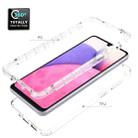 For Samsung Galaxy A33 5G Transparency Two-color Gradient PC + TPU Phone Case(Transparent) - 5