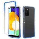 For Samsung Galaxy A03s 165.8mm US Version Transparency Two-color Gradient PC + TPU Phone Case(Blue) - 1