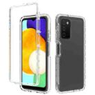 For Samsung Galaxy A03s 165.8mm US Version Transparency Two-color Gradient PC + TPU Phone Case(Transparent) - 1