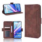 For BLU G91 Pro Skin Feel Calf Pattern Leather Phone Case(Brown) - 1