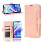 For BLU G91 Pro Skin Feel Calf Pattern Leather Phone Case(Pink) - 1
