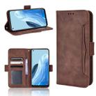 For OPPO Reno7 5G / Find X5 Lite Skin Feel Calf Pattern Leather Phone Case(Brown) - 1