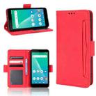 For Schok Volt SV55 / SV55216 Skin Feel Calf Pattern Leather Phone Case(Red) - 1