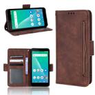 For Schok Volt SV55 / SV55216 Skin Feel Calf Pattern Leather Phone Case(Brown) - 1