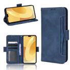 For vivo S12 / V23 5G Skin Feel Calf Pattern Leather Phone Case(Blue) - 1