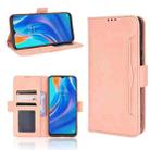 For Tecno Spark 7 Skin Feel Calf Pattern Leather Phone Case(Pink) - 1