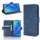 For Tecno Spark 7 Skin Feel Calf Pattern Leather Phone Case(Blue) - 1