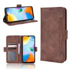 For Xiaomi Redmi 10C Skin Feel Calf Pattern Leather Phone Case(Brown) - 1