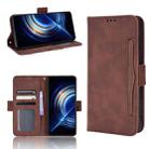 For Xiaomi Redmi K40S Skin Feel Calf Pattern Leather Phone Case(Brown) - 1