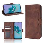 For ZTE Blade A72 Skin Feel Calf Pattern Leather Phone Case(Brown) - 1