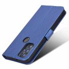 For BLU G91 Pro Diamond Texture Leather Phone Case(Blue) - 6
