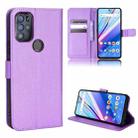 For BLU G91 Pro Diamond Texture Leather Phone Case(Purple) - 1