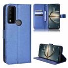 For TCL 30 XE 5G / 30 V 5G Diamond Texture Leather Phone Case(Blue) - 1