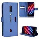 For ZTE nubia Red Magic 6 / 6 Pro Diamond Texture Leather Phone Case(Blue) - 1