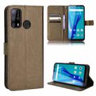 For Oukitel C23 Pro Diamond Texture Leather Phone Case(Brown) - 1