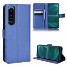 For Sony Xperia 5 III Diamond Texture Leather Phone Case(Blue) - 1