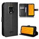 For Doogee S59 / S59 Pro Diamond Texture Leather Phone Case(Black) - 1