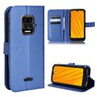 For Doogee S59 / S59 Pro Diamond Texture Leather Phone Case(Blue) - 1