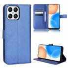 For Honor X8 Diamond Texture Leather Phone Case(Blue) - 1