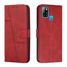 For Infinix Hot 10 Lite / Smart 5 2020 Stitching Calf Texture Buckle Leather Phone Case(Red) - 1