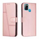 For Infinix Hot 10 Lite / Smart 5 2020 Stitching Calf Texture Buckle Leather Phone Case(Pink) - 1