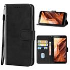 Leather Phone Case For Itel A44(Black) - 1