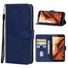 Leather Phone Case For Itel A44(Blue) - 1