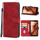Leather Phone Case For Itel A44(Red) - 1