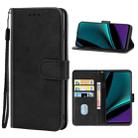 Leather Phone Case For Infinix Note 11s(Black) - 1