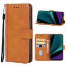 Leather Phone Case For Infinix Note 11s(Brown) - 1