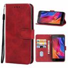 Leather Phone Case For Infinix Hot 4(Red) - 1