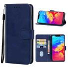 Leather Phone Case For Infinix Hot 7(Blue) - 1