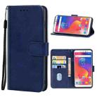 Leather Phone Case For Infinix Hot S3(Blue) - 1