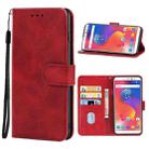 Leather Phone Case For Infinix Hot S3(Red) - 1