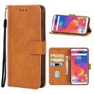 Leather Phone Case For Infinix Hot S3(Brown) - 1