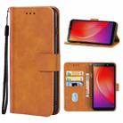 Leather Phone Case For Infinix Smart 2(Brown) - 1