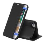 DUX DUCIS Skin X Series Leather Case For iPhone SE 2022 / SE 2020 & 8 & 7 (Black) - 1