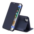 DUX DUCIS Skin X Series Leather Case For iPhone SE 2022 / SE 2020 & 8 & 7 (Blue) - 1