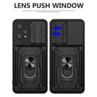 For OPPO Realme 9 Pro+ Sliding Camshield Card Phone Case(Black) - 2