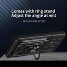 For OPPO Realme 9 Pro+ Sliding Camshield Card Phone Case(Black) - 6
