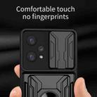 For OPPO Realme 9 Pro+ Sliding Camshield Card Phone Case(Black) - 7