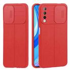 For Huawei Y9s Litchi Texture Sliding Camshield TPU Phone Case(Red) - 1