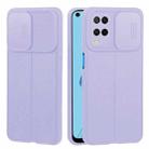 For OPPO A54 4G Litchi Texture Sliding Camshield TPU Phone Case(Light Purple) - 1