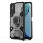 For vivo Y20 Space PC+TPU Shockproof Phone Case with Ring Holder(Grey) - 2