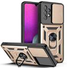 For Samsung Galaxy A33 5G Sliding Camera Cover Design TPU + PC Phone Case(Gold) - 1