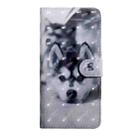 For iPhone 13 Pro 3D Painting Pattern Coloured Drawing Leather Phone Case (Husky) - 2