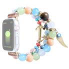 Beaded Crown Anchor Watch Band For Apple Watch Series 8&7 41mm / SE 2&6&SE&5&4 40mm / 3&2&1 38mm(Colorful) - 1
